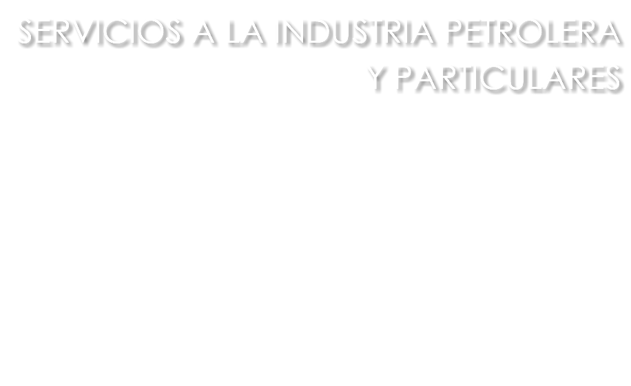 SERVICIOS A LA INDUSTRIA PETROLERA Y PARTICULARES